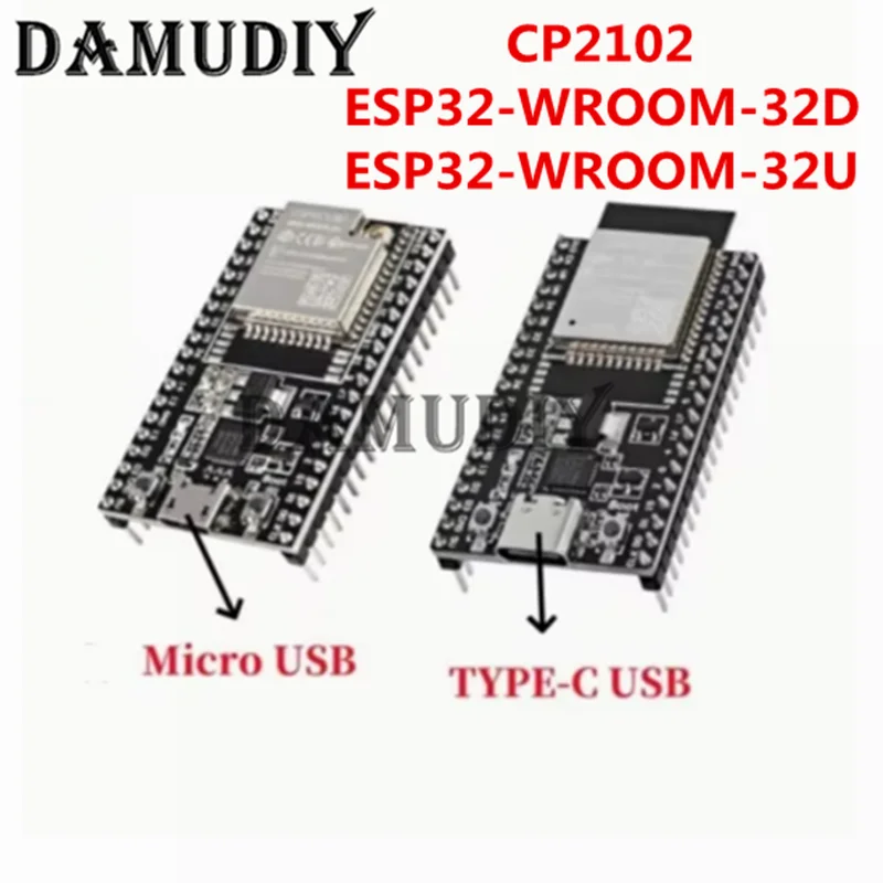 ESP32-DevKitC – podstawowa płytka programistyczna, płyta programistyczna ESP32, ESP32-WROOM-32D, ESP32-WROOM-32U, moduł kompatybilny z Wi-Fi i Bluetooth, IoT NodeMCU-32. — zdjęcie produktu 2