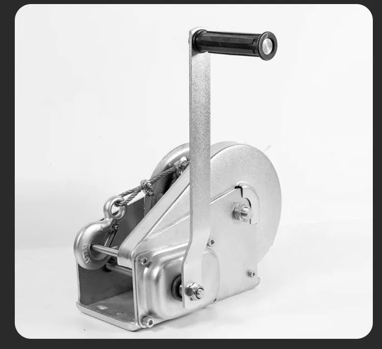 YJQ hand winch 304 stainless steel two-way self-locking small manual winch lifting and traction