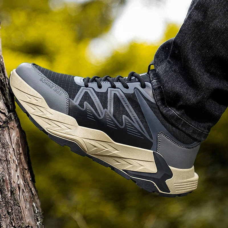 Men's All-Season Fashionable, Comfortable, Casual, Versatile Sports Running Shoes with Anti-Slip and Wear-Resistant Features for
