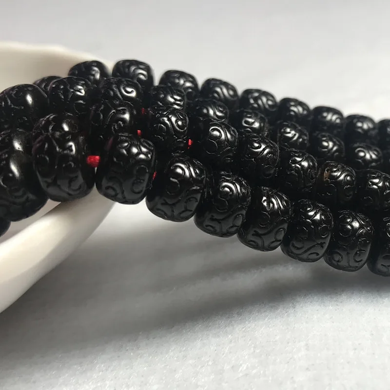 Natural Buddhist Prayer Bracelet, 108 Beads, High-Quality Coconut Jewelry Accessories