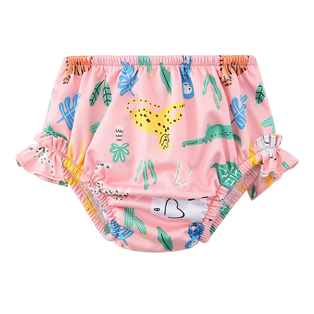 Cute Swimming Fraldas para Bebé Menino e Menina, Roupa de Natação, Calças De Piscina, Fraldas De Natação, de 0 a 2 Anos