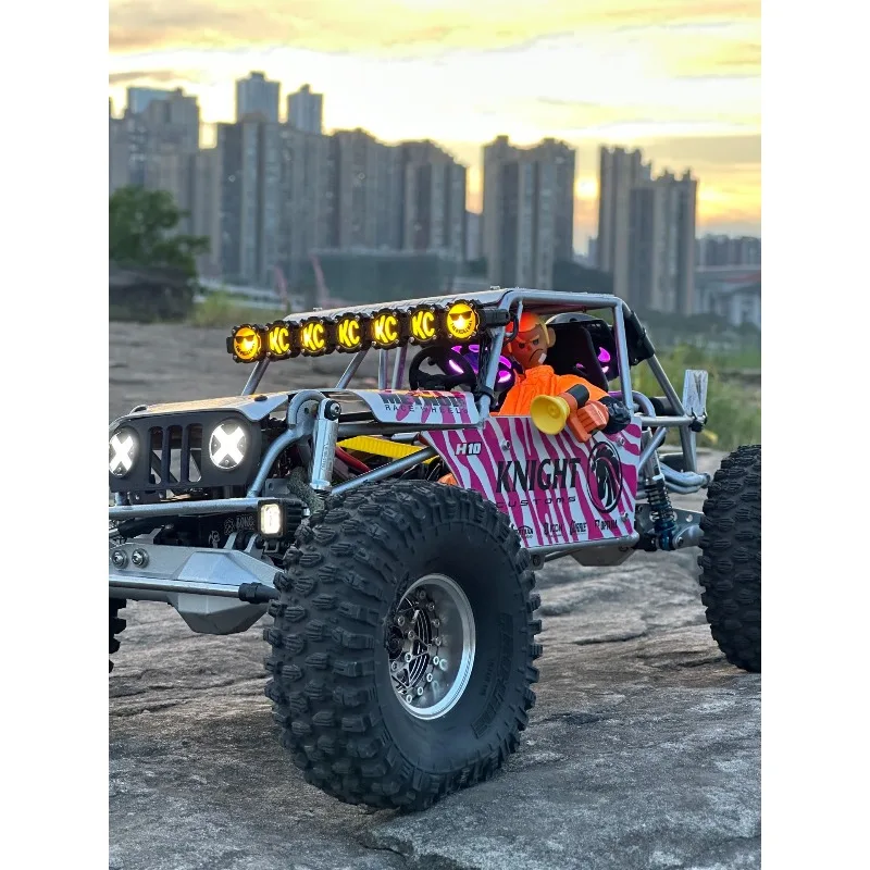Aangepaste Schilderen van Metalen Carrosserie voor 1/10 RC Crawler Auto VP H10 D1RC Pijp Rack Vs4-10 Pro Ultra Vp Phoenix Upgrade Onderdelen