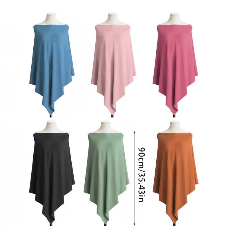 Ponchos lactancia prácticos, toalla lactancia multifuncional, Top maternidad, funda asiento elástica y cómoda para