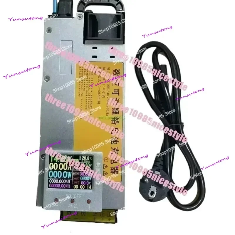 

control charger 14.6V is suitable for lithium iron phosphate four strings, RV charging, 60A 100A current and voltage adjustable
