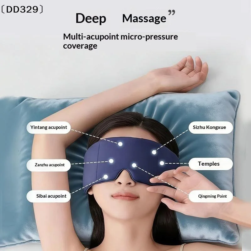 Technology Gravity Deep Sleep Eye Mask Relieves Eye Fatigue Shading Double Sided Micro Pressure Eye Mask〔DD329〕