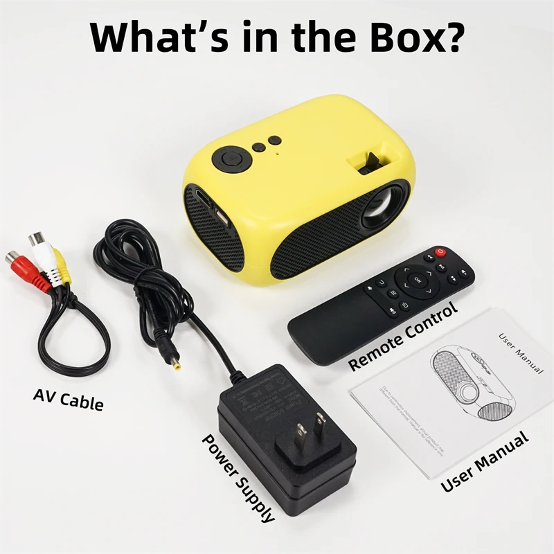 Mini projecteur Portable 480*360P USB HDMI prend en charge 1080P Halloween enfants cadeau Home cinéma extérieur LED Mini projecteur M24