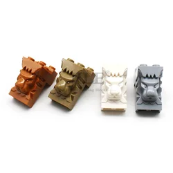 10pcs MOC 30274 Building Blocks 2x3x3 Lion Head City Wall Street View Decoration Compatible with Children Brands Toys