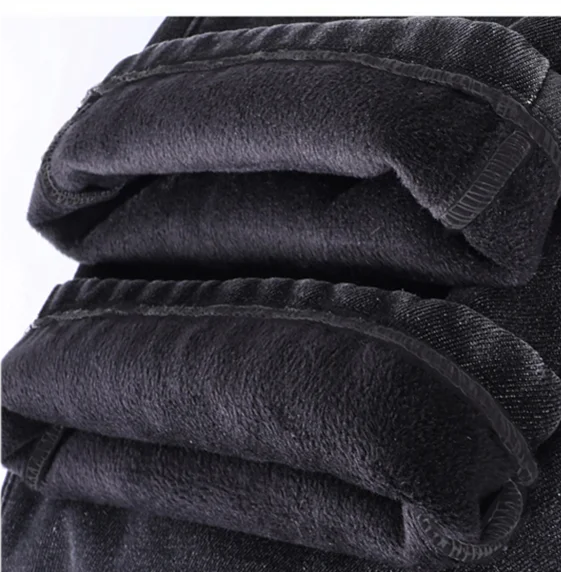 Retro-Isolierte Jeans für Teenager-Mädchen, Herbst-Winter, Lässige Mode, Kinder Weite Gerade Denim-Hosen, Warme Schulhosen für Kinder – Detail 18