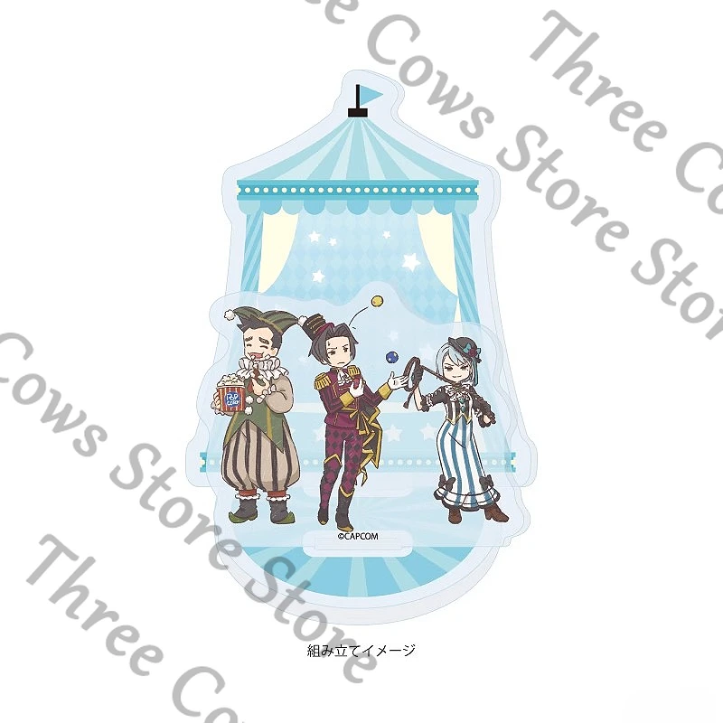 

Аниме Ace Attorney Phoenix Wright Franziska Von Karma Miles Edgeworth Kristoph Gavin значок для косплея акриловый стоячий знак подарок