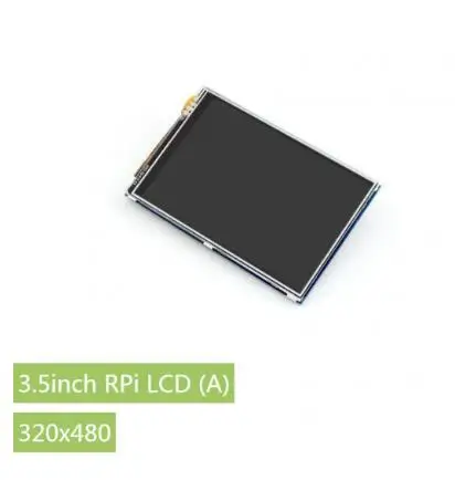 Waveshare 3.5inch RPi LCD (A),Resistive Touch Display (A) for Raspberry Pi, 480 × 320, SPI Interface