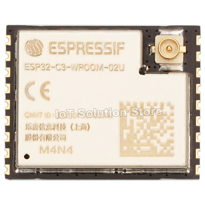 ESP32-C3-WROOM-02U 2,4 GHz WiFi 802.11b/g/n BT 5 BT5.0 Módulo ESP32-C3-WROOM02U ESP32-C3-WROOM-02U-N4 4MB 8MB 16MB WROOM-02U-H4