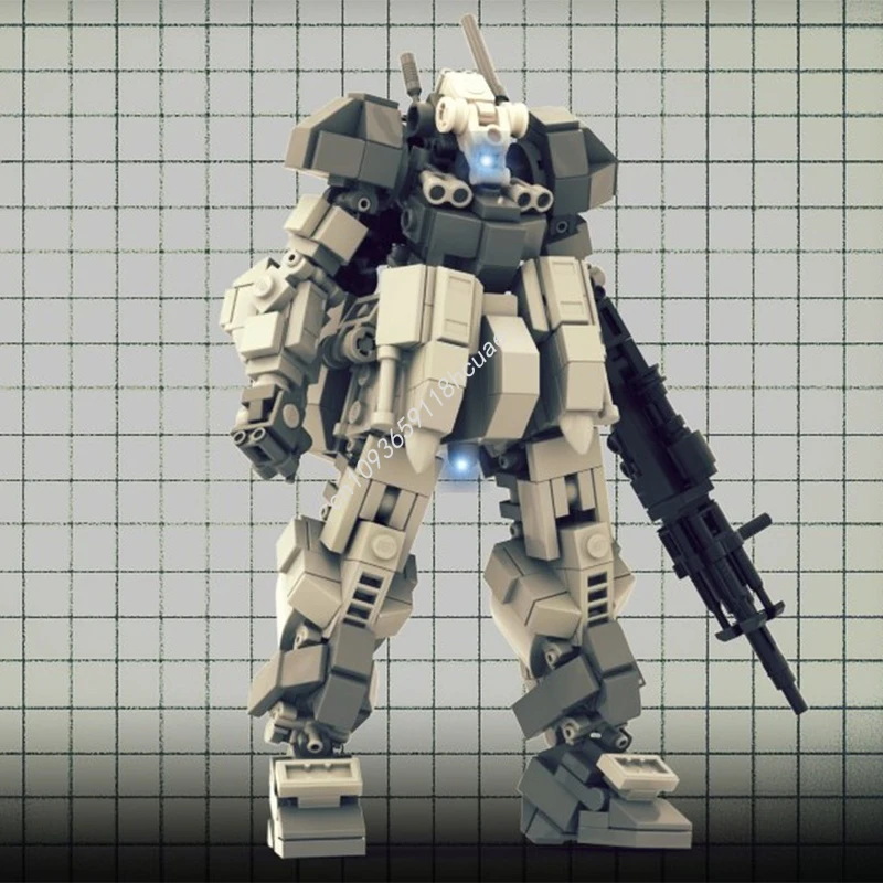 

525pcs MOC M-110 "SCRAP MAKER"medium mech nan Education Building Blocks Master Series Collector Edition Model Christmas Gift