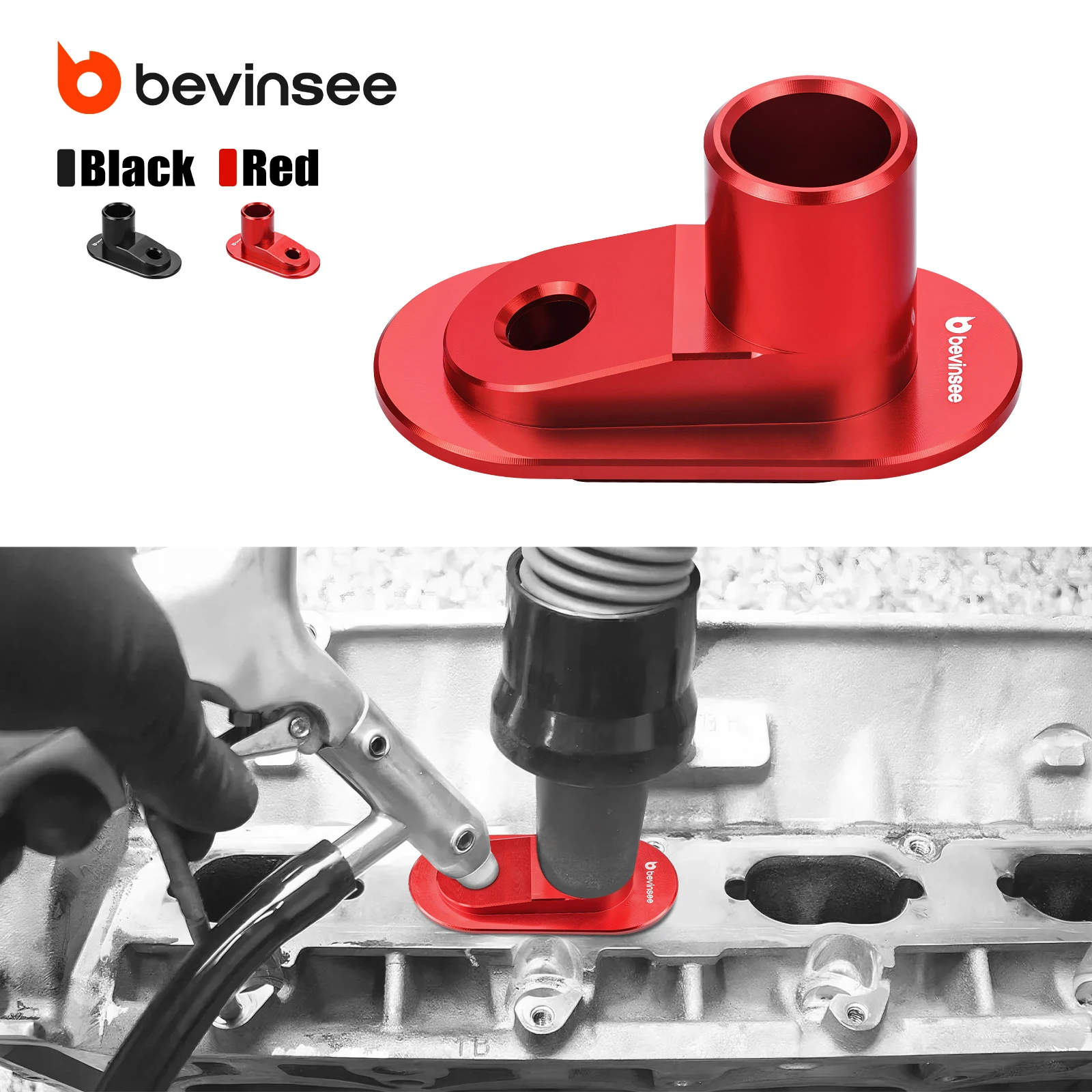 BEVINSEE Carbon Cleaning Walnut Blaster Adapter Tool for Audi 2.0T I4 3.0T V6 4.2L V8 3.0T for VW for Golf MK4/5/6/7 2.0TFSI/TSI