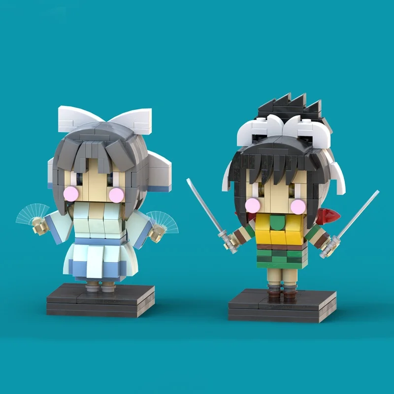 363 قطعة MOC Yumi و Asuka Ideas CUUSOOed نموذج بناء لعبة كتل هدية الكريسماس تجميع لتقوم بها بنفسك فكرة إبداعية تعليم للأطفال #2