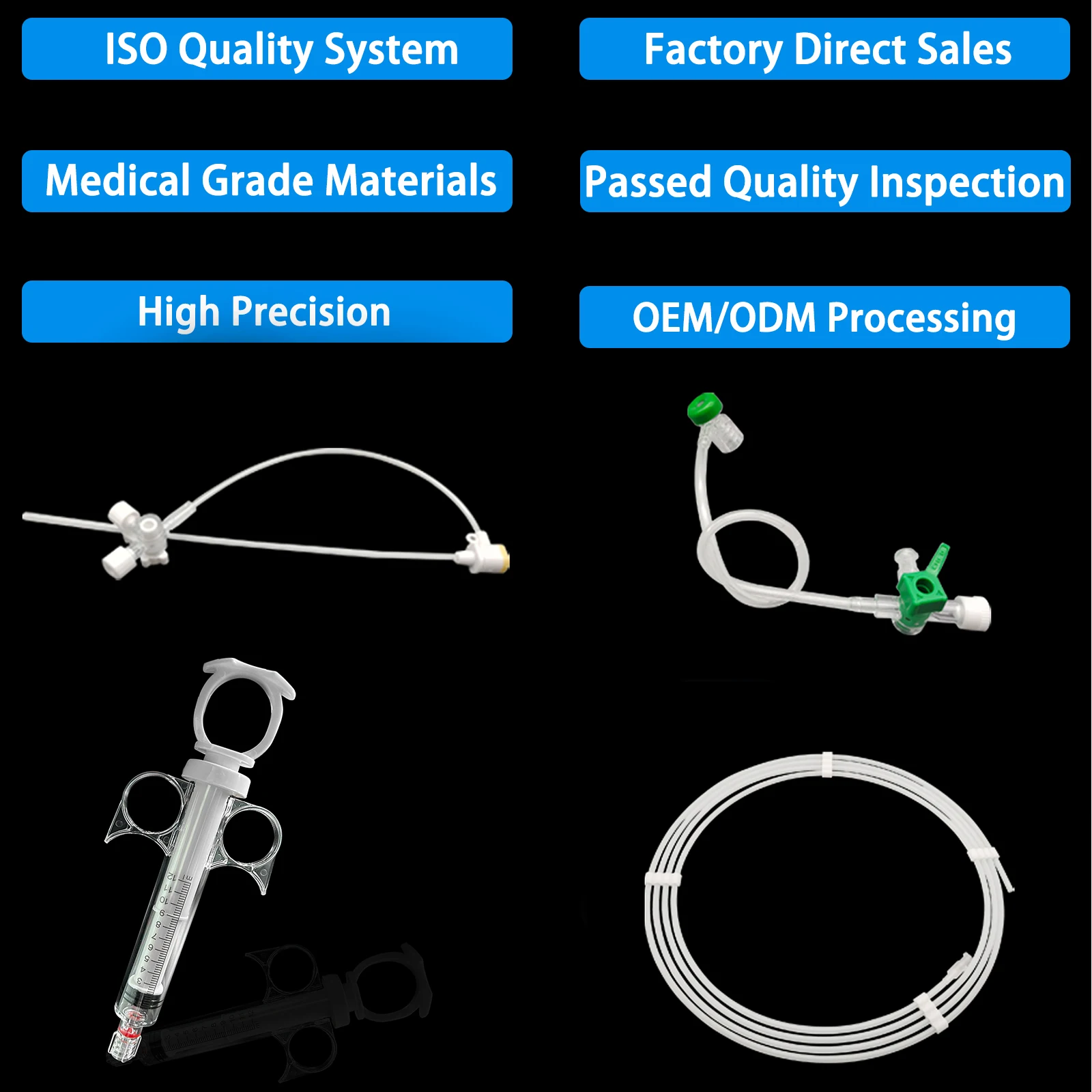 T-shaped locking valve joint Medical accessories, animal medical devices, medical grade PC, independent packaging 200pcs