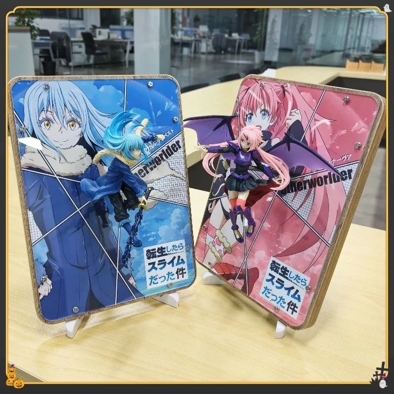 

Anime Reincarnation Into Slime Cute King Limlu Anime Handmade Stereograph Figurine Mock-Up Model Collection Garniture Xmas Gift