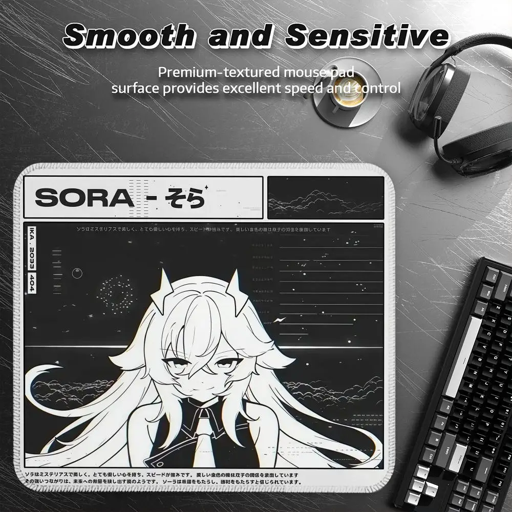 

ATOM Esports Gaming Mouse Pad Small Desk Pad Desktop Computer Keyboard Wireless Mouse Boy Gift For Play Games Coasters