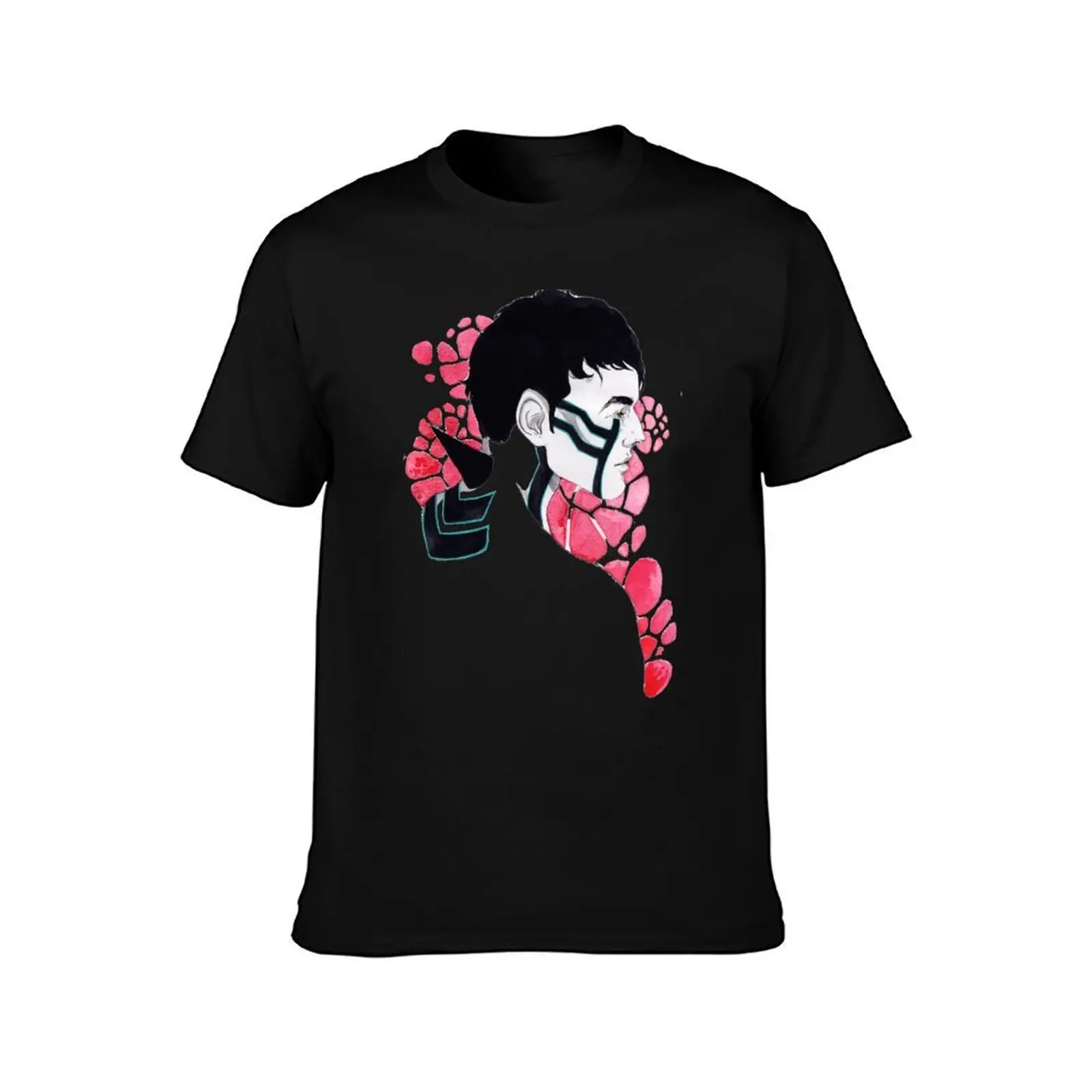 Demi-fiend T-Shirt, Summer Casual Cotton Tee, Oversized Streetwear Tops, Vintage Graphic Print, Loose Fit Short Sleeve