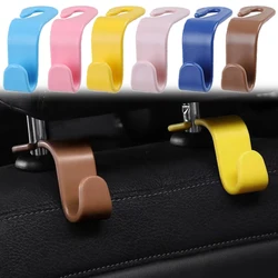 Universelle mehrfarbige Autos itz lehne Haken tragbare Auto tasche Geldbörse Stoff Lagerung Kleiderbügel Halter Auto Innendekoration Großhandel