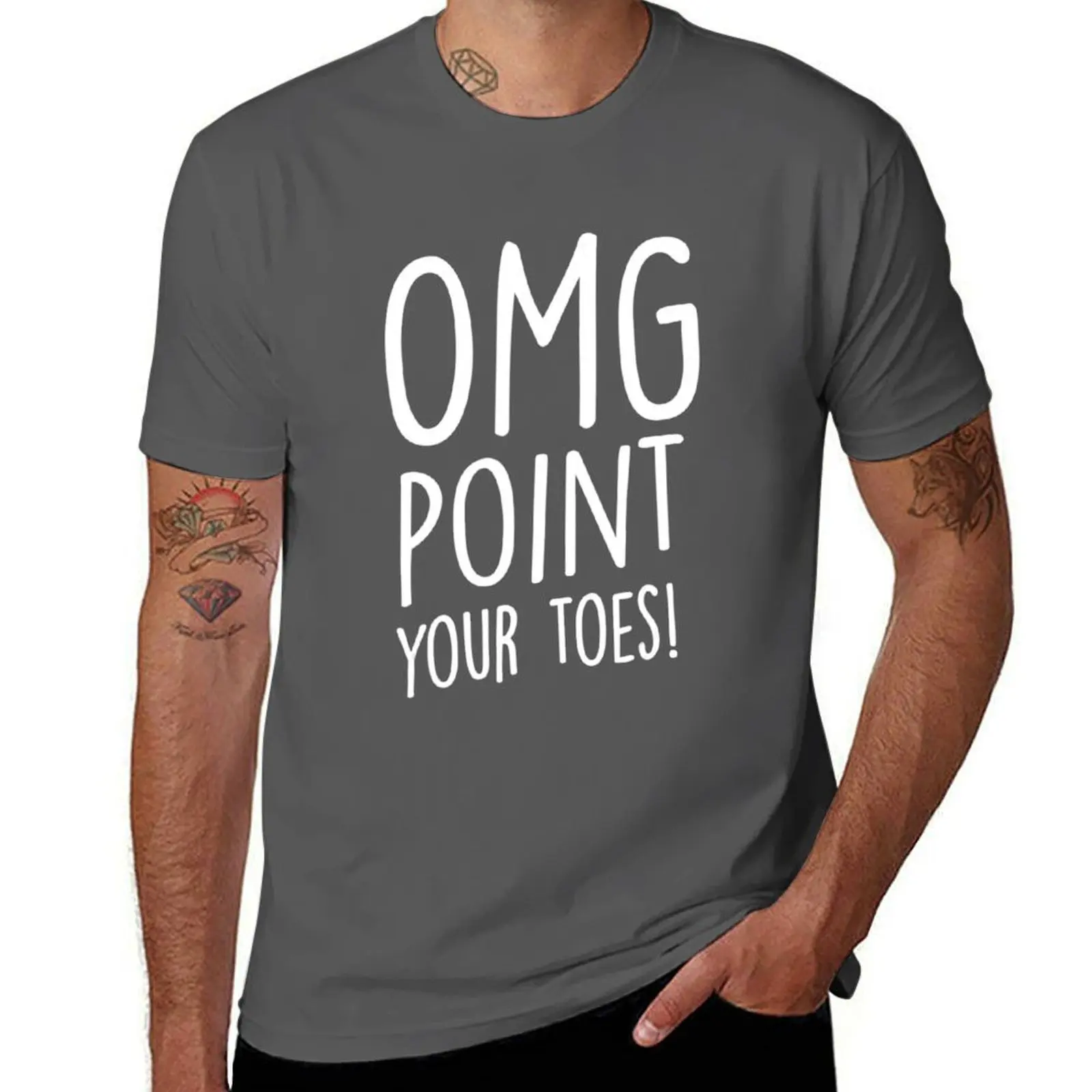 

Dancer Tap Dancing Your Toes OMG Point Dance Tap Tap T-Shirt Fitness Quick Dry Short Sleeve Top
