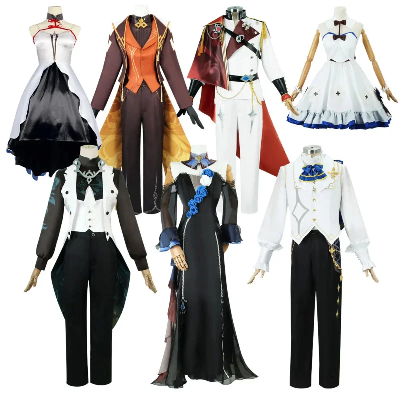 

Genshin Impact Cos Costume Symphony Concert Tartaglia Xiao Cosplay Costume Anime Ganyu Cosplay Women Anime Cosplay Costume