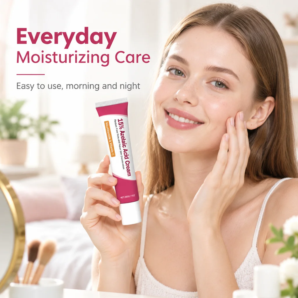 15% Azelaic Acid Face Cream Facial Essence Cream Controls Oil Moisturizes Skin Suitable For Sensitive Skin Daily Facial Care