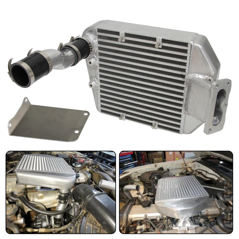 Upgrade Top Mount Intercooler Fits for Toyota Land Cruiser 80/100 Series 1HD-T HDJ80 1HZ Engine 4.2L 6cyl Turbo Diesel 1990-1999