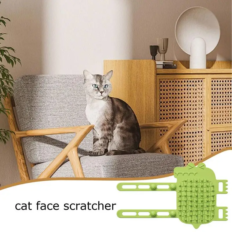 Cat Corner Brush Elastic Adjustable Pet Brush Kitten Massage Combs Pet Face Scratcher For Itching Relieving Removing Loose Hair