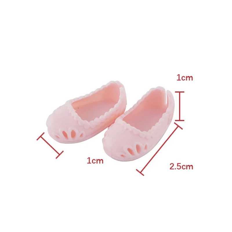 New 4 Pairs High Quality Shoes for 16cm BJD Dolls Stand Other Accessories General-Purpose 1/8 Doll Body PVC