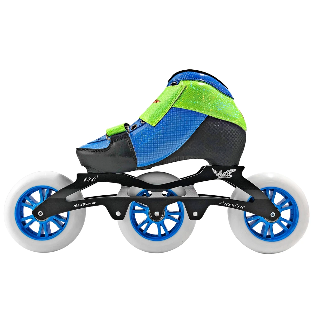 inline speed skates 4 Size Adjustable, for Adult Kid Children adjustable single wash shoes inline roller skates 3 wheels