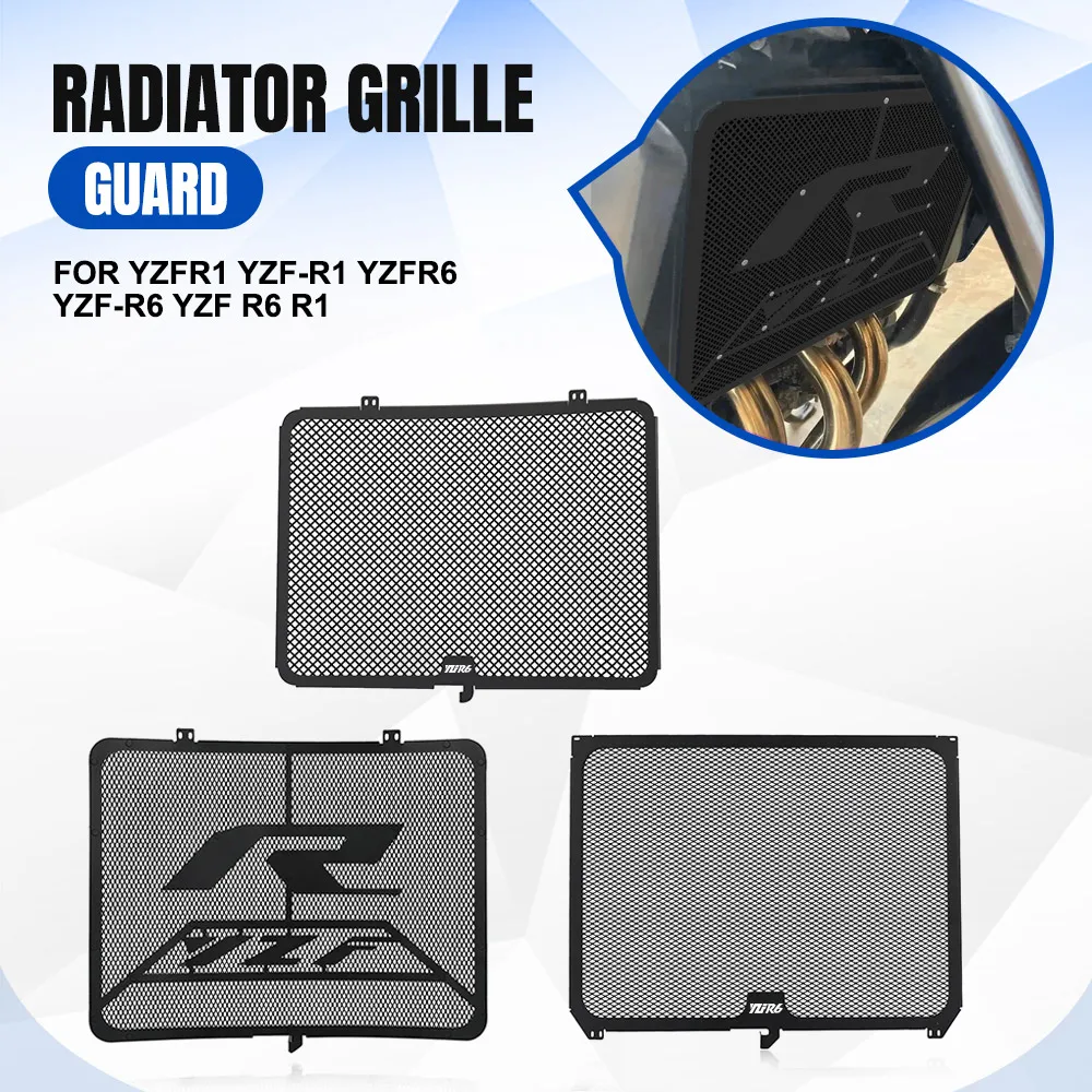 Radiator Guard Accessories FOR Yamaha YZFR1 YZF-R1 YZFR6 YZF-R6 YZF R6 R1 Radiator Grille Oil Cooler Guard Protector Cover
