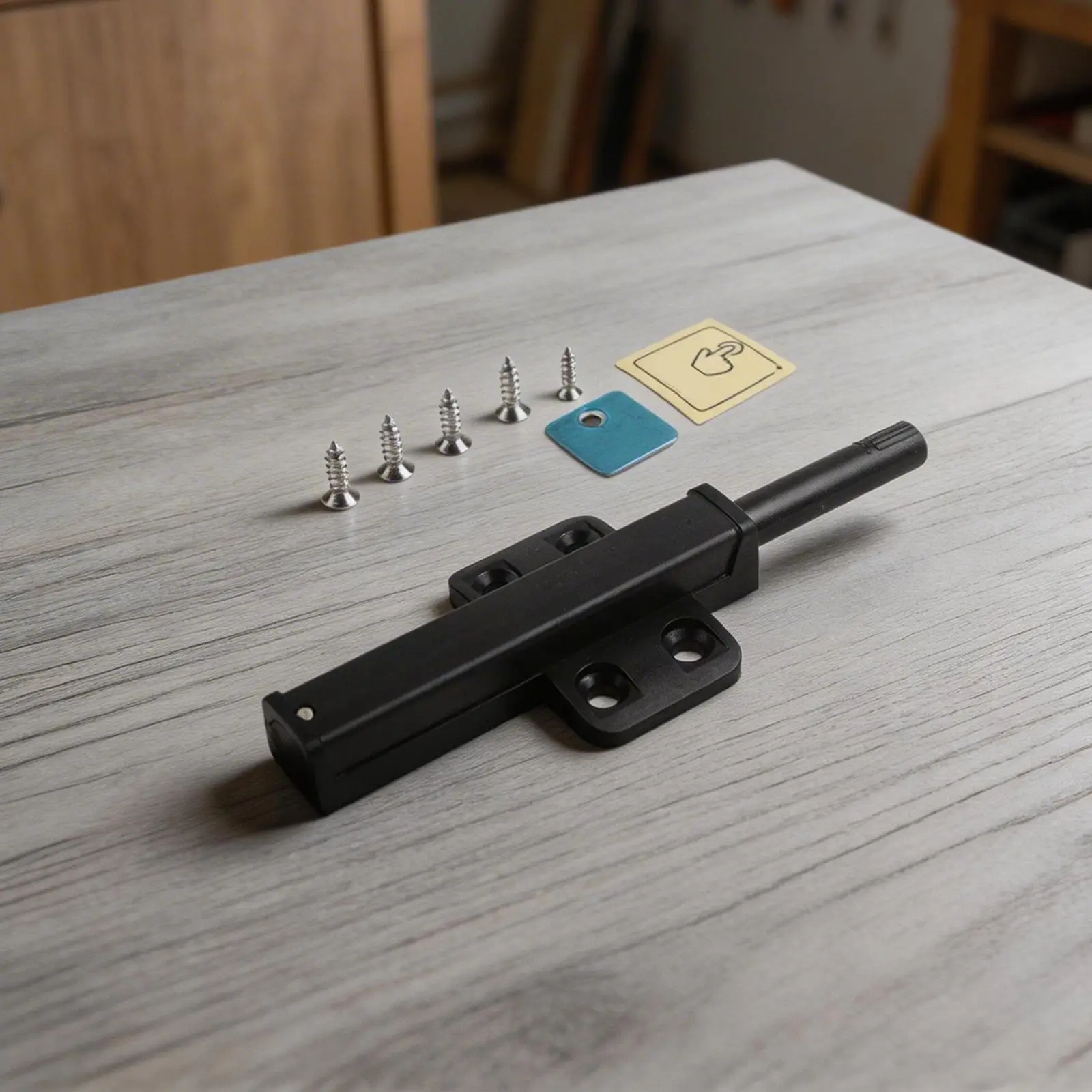 Door Stopper Latch Magnetic Catch Home Furniture Upgrade Flexible Fit Cabinet Latch Fits Standard Door Thickness