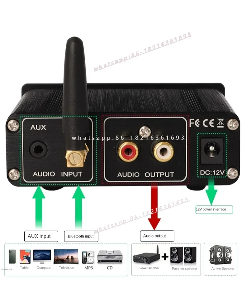 M6 Lossless Music Player Digital Turntable Power Amplifier Audio U Disk Audio Decoder DAC