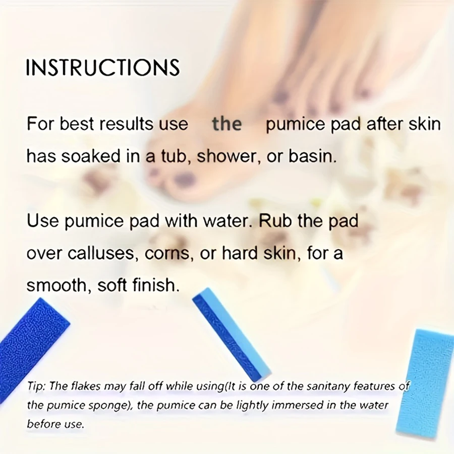 1/2/4 Pcs Pumice Foot File, Exfoliating File, Dead Skin Scrub Exfoliation, Foot Exfoliation, Pedicure Tools, Foot Care