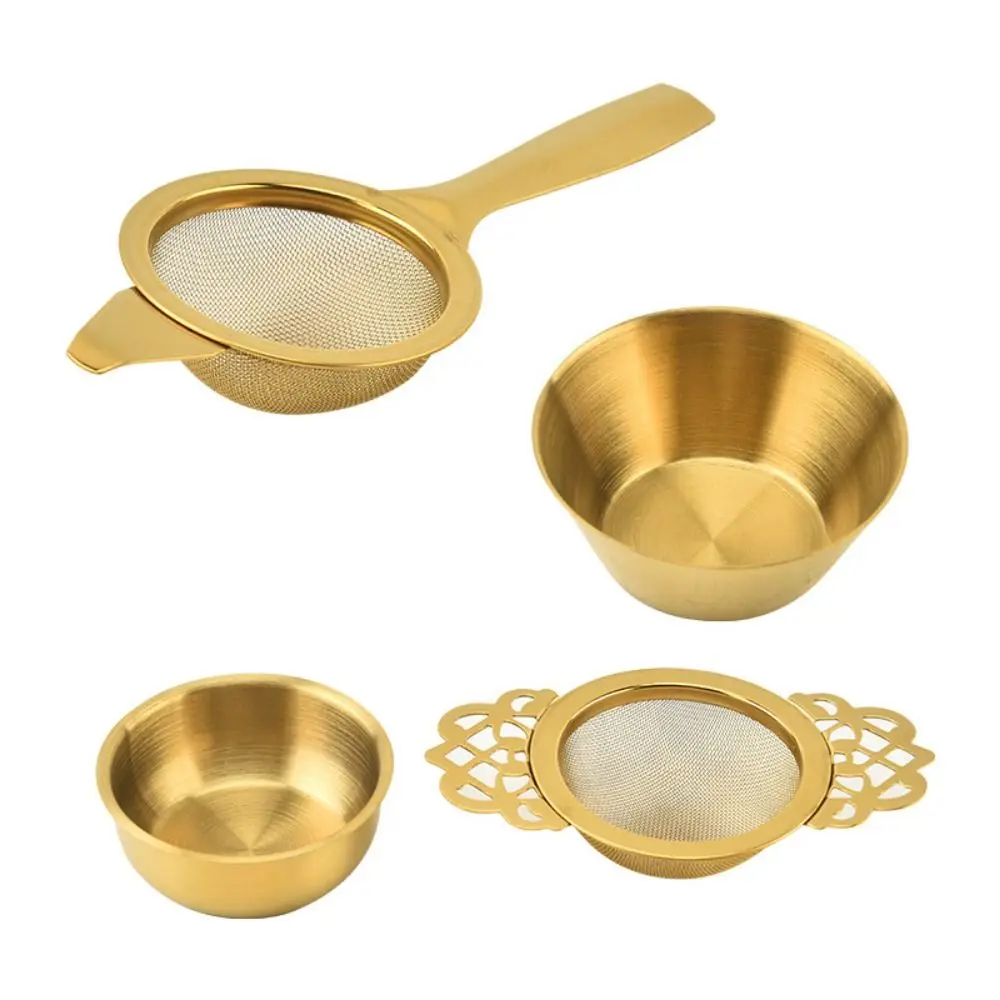 Stainless Steel Double Ear Tea Filter Fine Mesh Flower/Long Handle Hanging Tea Strainer Food-grade Reusable Lace Tea Infuser view 5