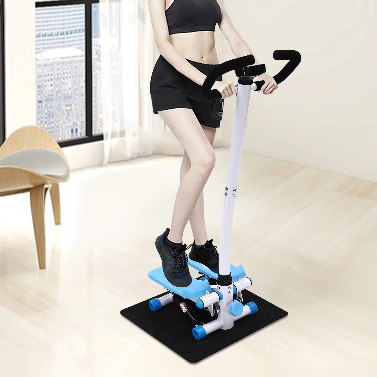 Fitness Stepper, Exercise Stepping Machine, Fitness Stepper With Handlebars