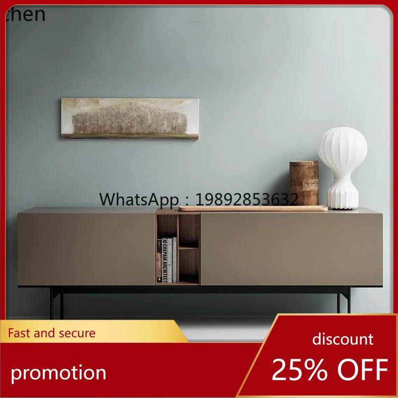 

ZML Bedroom Living Room Wall Storage Cabinet Modern Minimalist Furniture