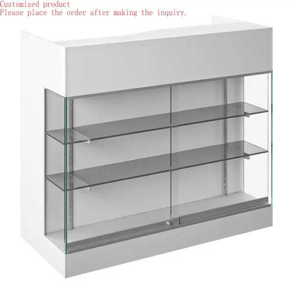 

Custom.Factory Customized Store Glass Cabinet Cashier