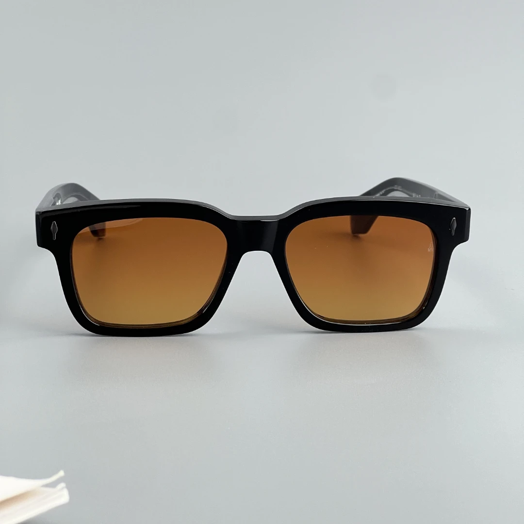 2026 New 55-19mm Square Sunglasses Unisex Japanese Handcrafted Acetate UV400 Fishing Outdoor Eyewear