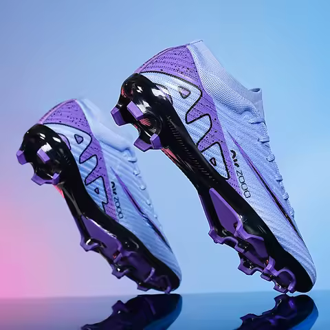 Men Soccer Shoes Field Professional Society Outdoor TF/FG Resistant Football Boots Original High Quality Long Spikes Sneakers