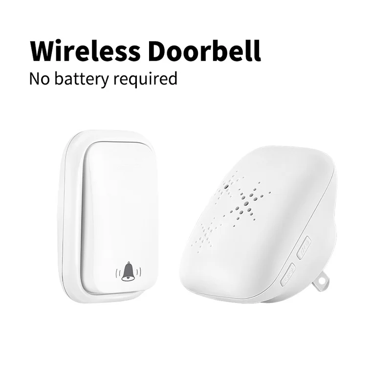 The Elderly Caller Door Bell Battery Free Self Generating Household Wireless Doorbell Remote Intelligent Control of Buildings