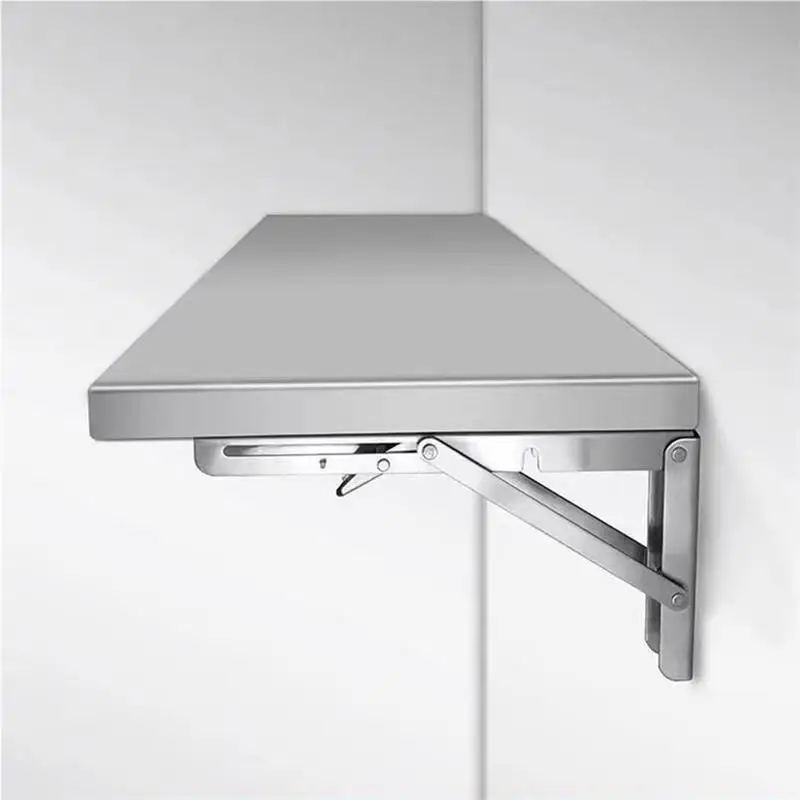 Folding Concession Shelf Stainless Steel Concession Serving Shelf Foldable Design Concession Serving Shelf For Restaurant Utilit