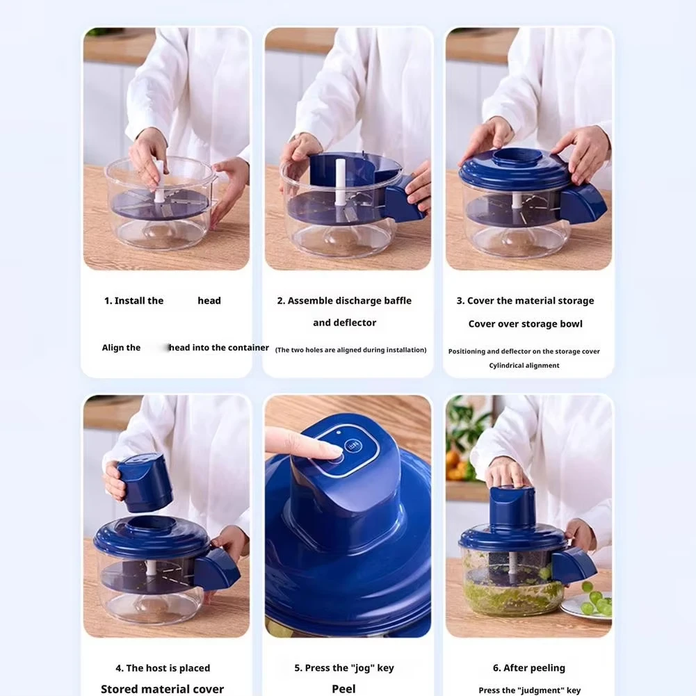 

Rechargeable Fruit Peeler Automatic Electric Grape Peeler Machine for Grapes Cherry Tomatoes Garlic Rechargeable Brushless Motor