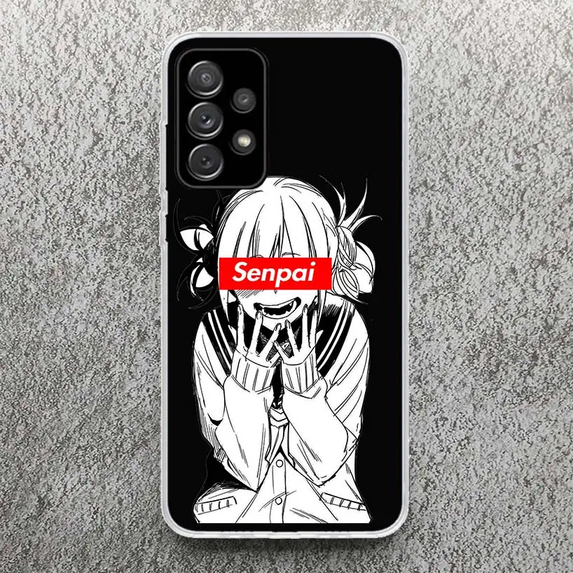 Sugoi Senpai Japanese Anime Waifu Print Soft Case for Samsung A51 A50 A21S A70 A71 Phone Shell A31 A41 A10 A20E A30 A40 A6 A7 A8