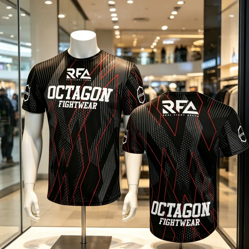 2026 Summer Octagonal X RFA Combat Customization  Breathable and Quick Drying Casual T-shirt Simple Family Parent Child Clothing