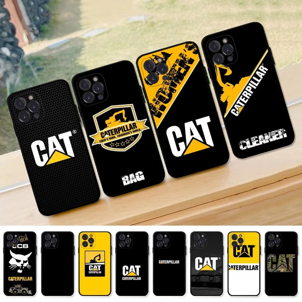 C-Caterpillar Phone Case For IPhone 16 15 8 7 6 6S Plus X SE XR XS 14 11 12 13 Mini Pro Max Mobile Case