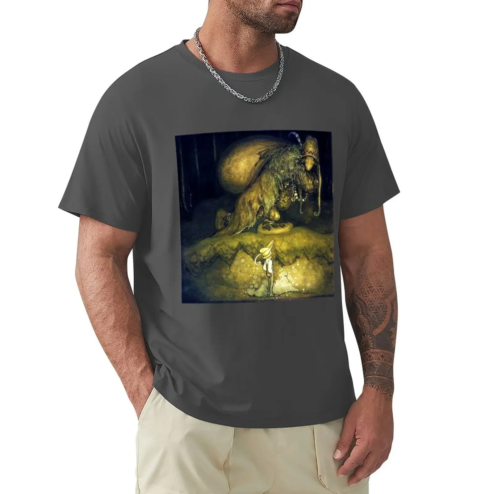 The Adventure - John Bauer T-Shirt Short sleeve tee tops mens clothing blanks aesthetic clothes mens t shirts casual stylish