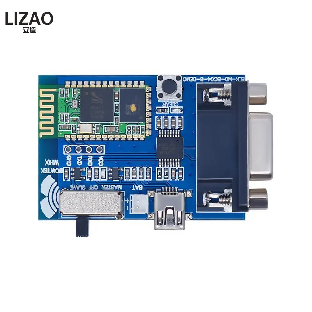 LIZAO BC-04 módulo de puerto serie Bluetooth versión demostración comunicación serie inalámbrica RS232 serial