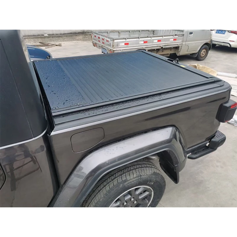 Off-road Accessories Aluminum Black Roller Shutter Cover for JEEP JT Gladiator Tonneau Cover 3