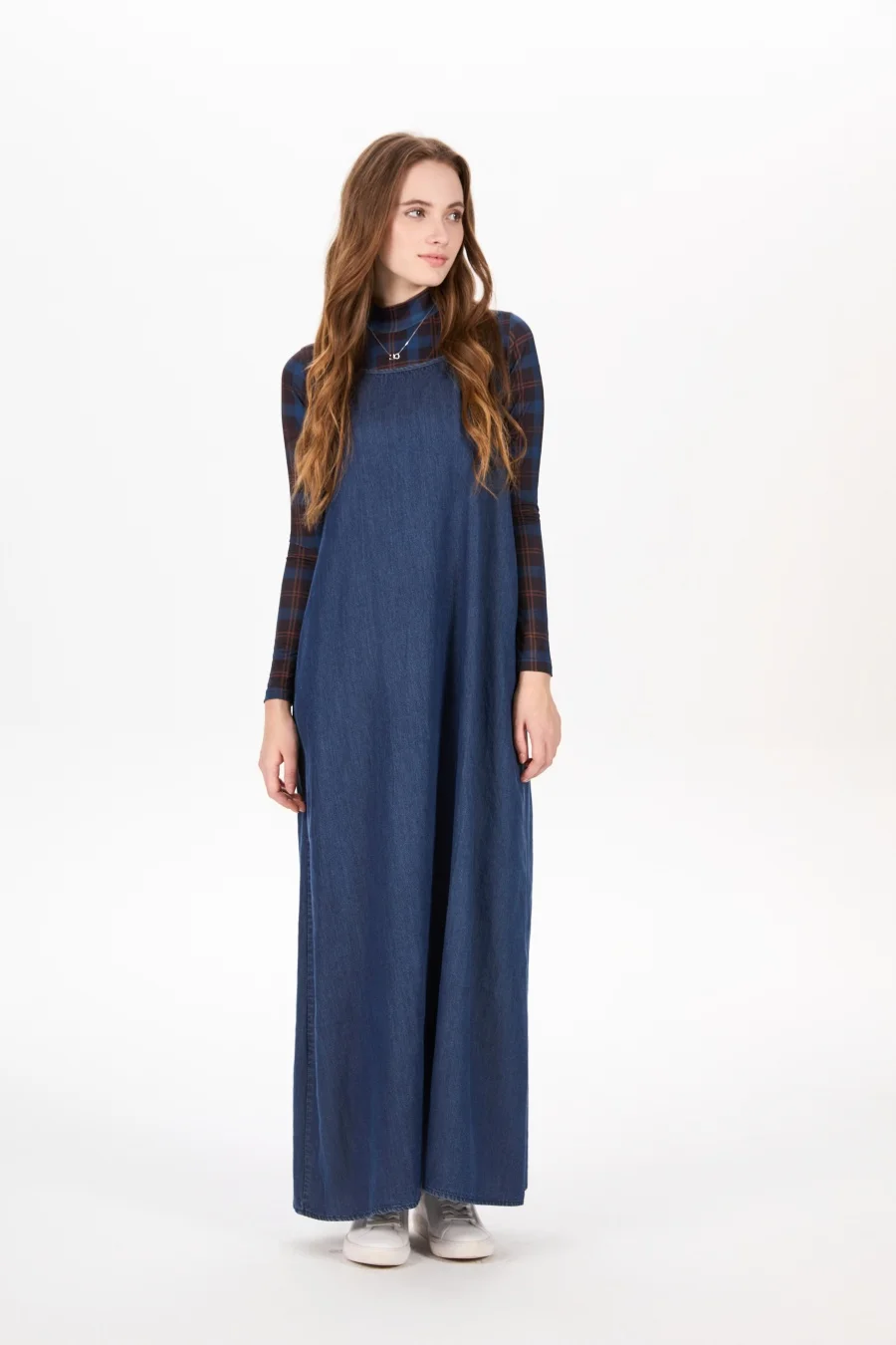 AS AW25 Denim set loose Shirt + slip dress Aline adjustable dress 15 S895b03ed3c314486bf7566f69451421bv